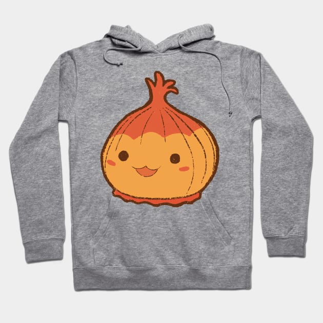 Happy Little Onion Hoodie by sianarika